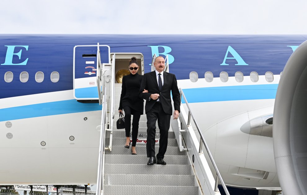 Prezident İlham Əliyev Nyu-Yorka işgüzar SƏFƏR ETDİ- FOTO/VİDEO