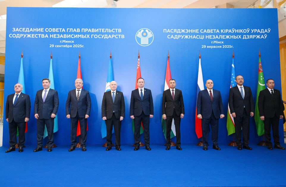 Əli Əsədov Minskdə MDB Hökumət Başçıları Şurasının iclasında İŞTİRAK ETDİ - FOTO