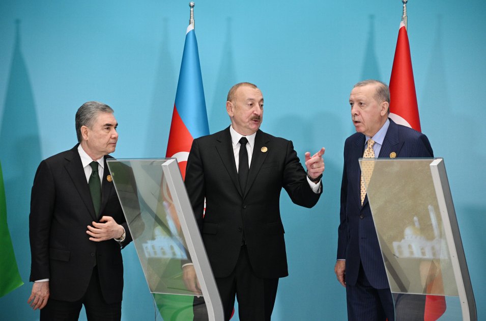 Füzulidə Türkmənistan tərəfindən inşa ediləcək məscidin təməli qoyuldu – FOTO/VİDEO - foto 5