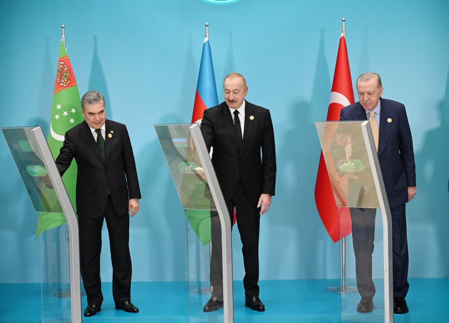 Füzulidə Türkmənistan tərəfindən inşa ediləcək məscidin təməli qoyuldu – FOTO/VİDEO - foto 3