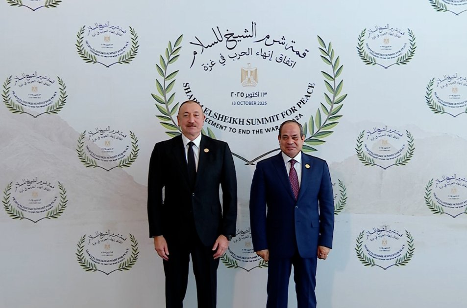 Prezident İlham Əliyev Yaxın Şərq Sülh Sammitində iştirak etdi- YENİLƏNİB/FOTO/VİDEO
