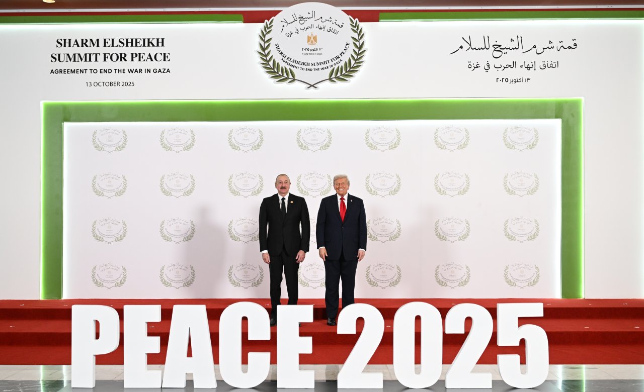 Prezident İlham Əliyev Yaxın Şərq Sülh Sammitində iştirak etdi- YENİLƏNİB/FOTO/VİDEO - foto 3