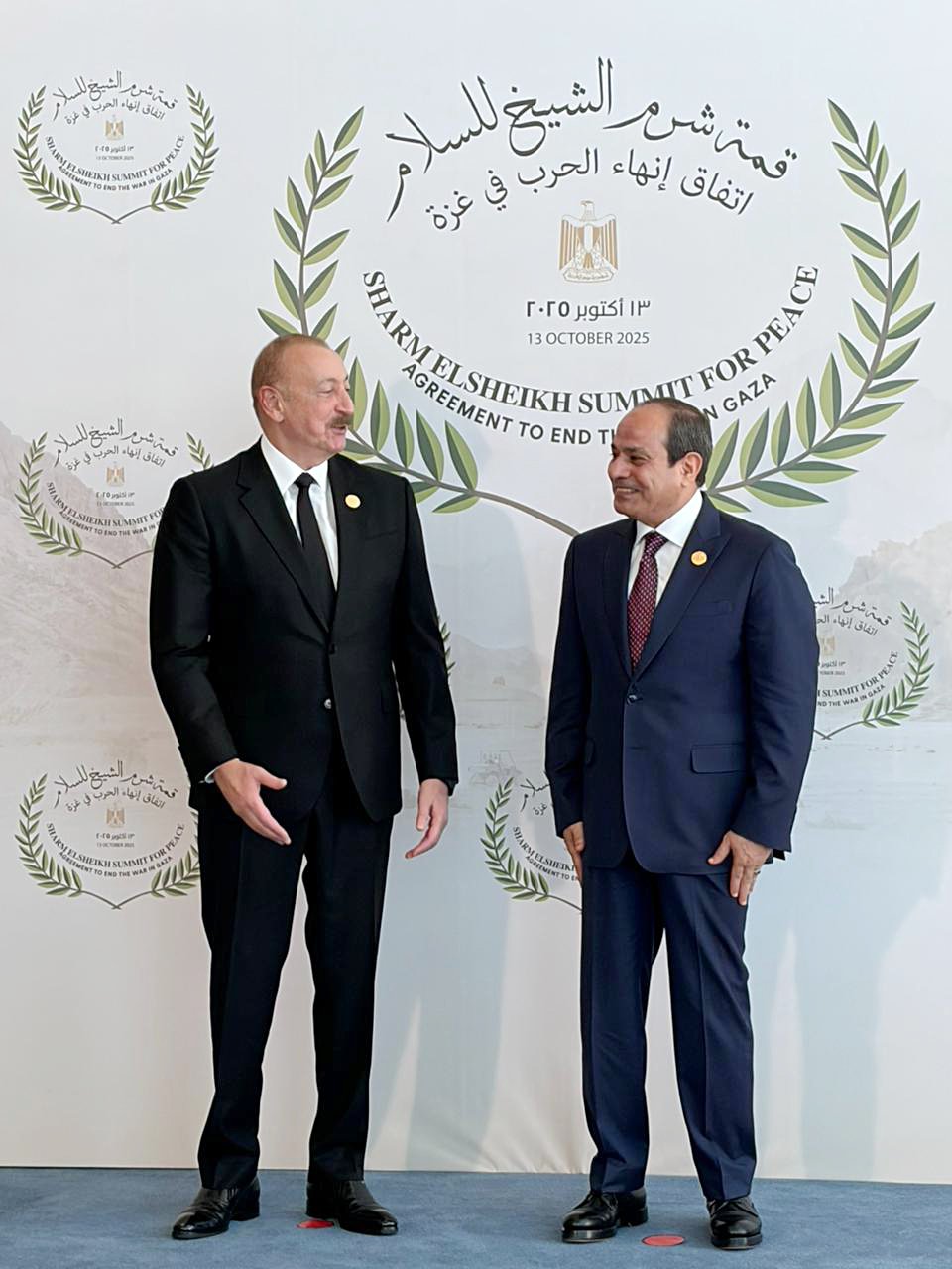 Prezident İlham Əliyev Yaxın Şərq Sülh Sammitində iştirak etdi- YENİLƏNİB/FOTO/VİDEO - foto 2