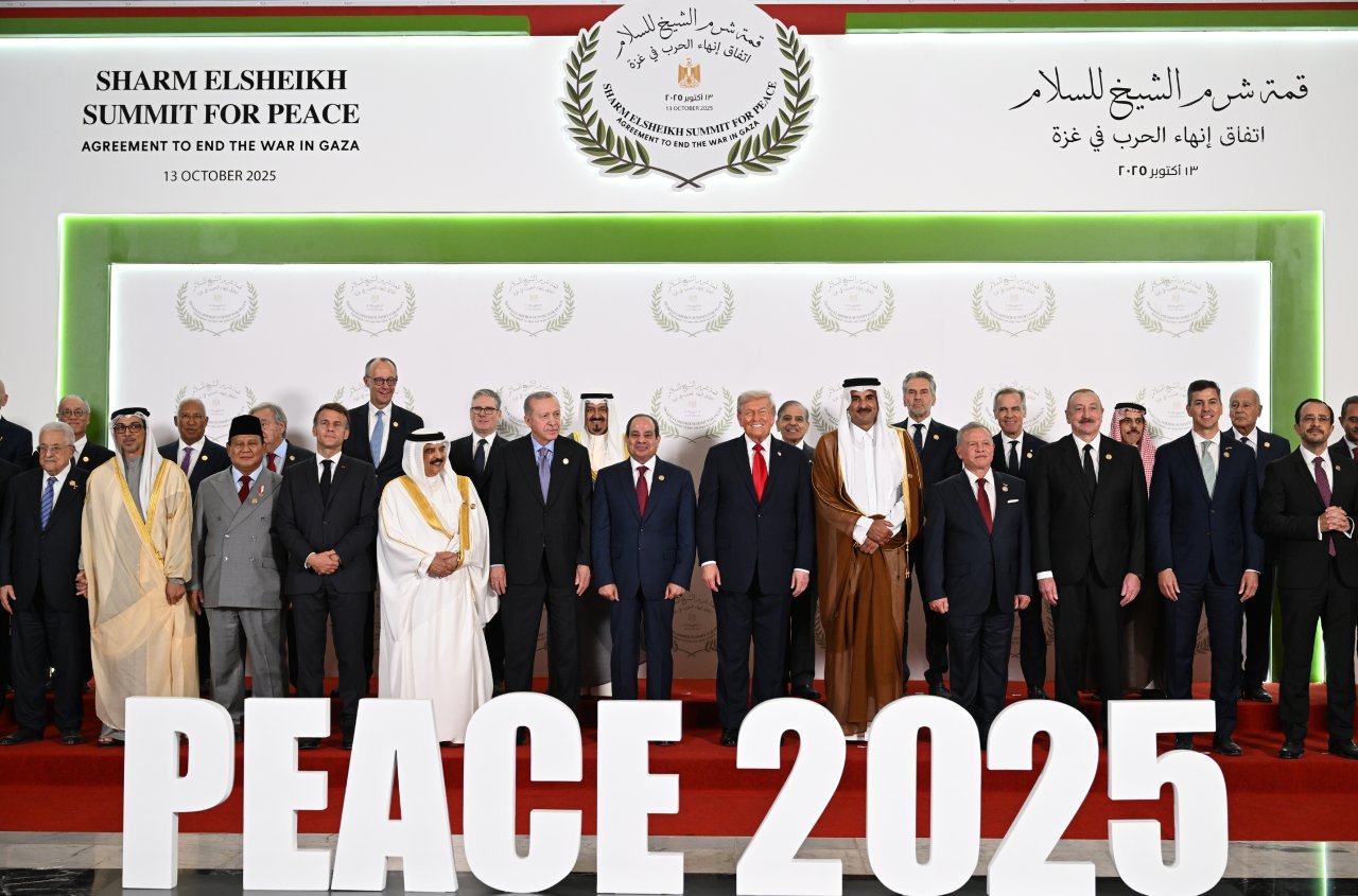 Prezident İlham Əliyev Yaxın Şərq Sülh Sammitində iştirak etdi- YENİLƏNİB/FOTO/VİDEO - foto 7