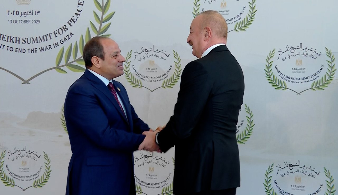 Prezident İlham Əliyev Yaxın Şərq Sülh Sammitində iştirak etdi- YENİLƏNİB/FOTO/VİDEO - foto 1