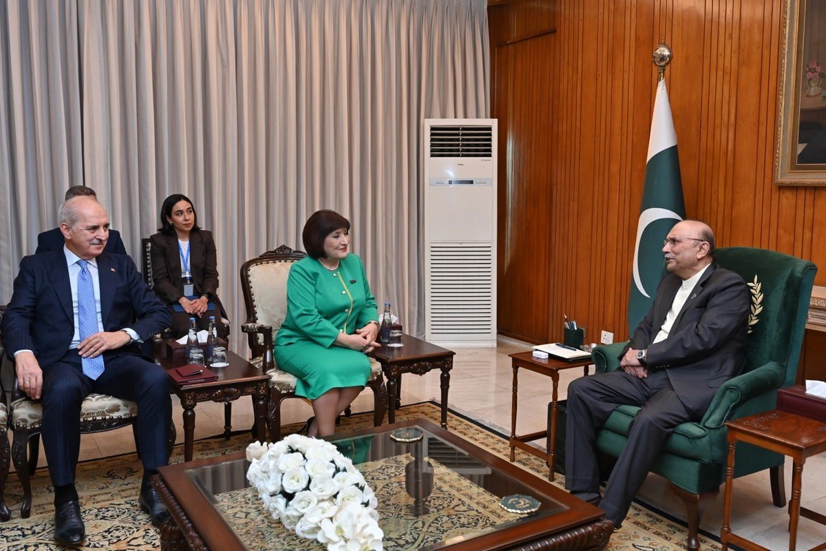 Sahibə Qafarova Pakistan prezidenti və Senatının sədri ilə görüşdü - FOTO - foto 2