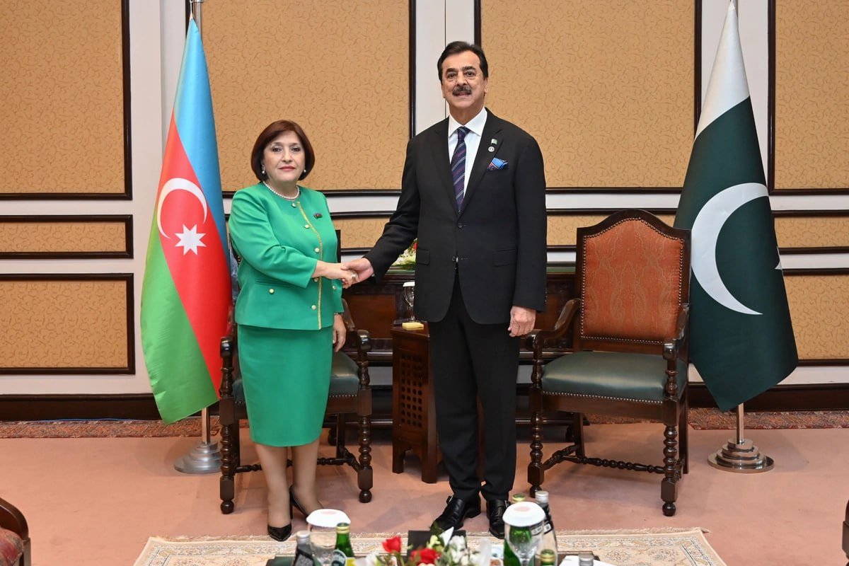 Sahibə Qafarova Pakistan prezidenti və Senatının sədri ilə görüşdü - FOTO - foto 3