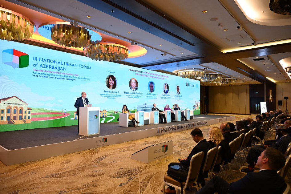 III Azərbaycan Milli Şəhərsalma Forumu öz işini başa vurdu - FOTO - foto 1