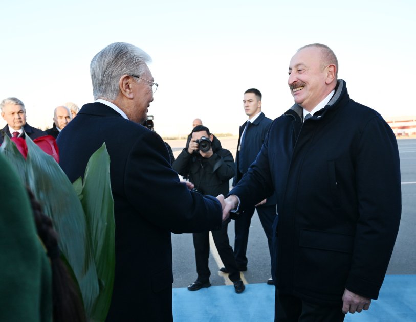 Tokayev İlham Əliyevi belə qarşıladı – FOTO/VİDEO - foto 4