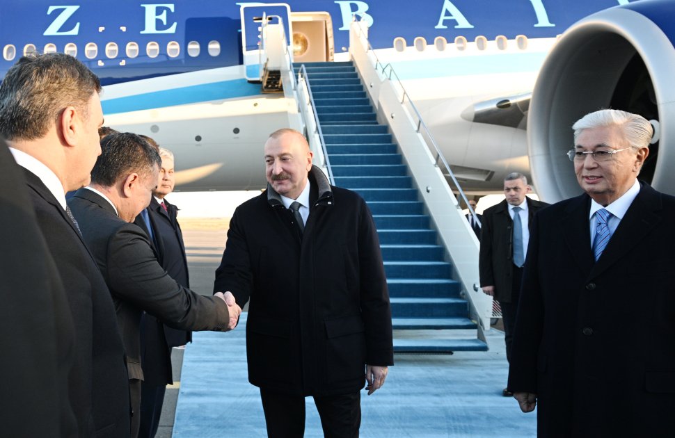 Tokayev İlham Əliyevi belə qarşıladı – FOTO/VİDEO - foto 6