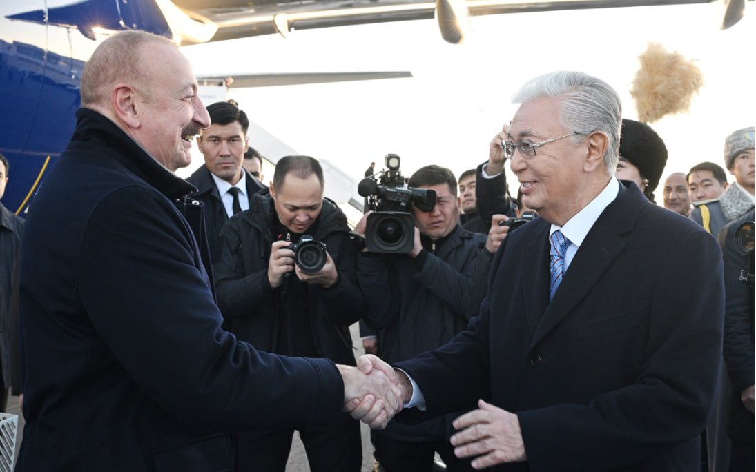 Tokayev İlham Əliyevi belə qarşıladı &ndash; FOTO/VİDEO