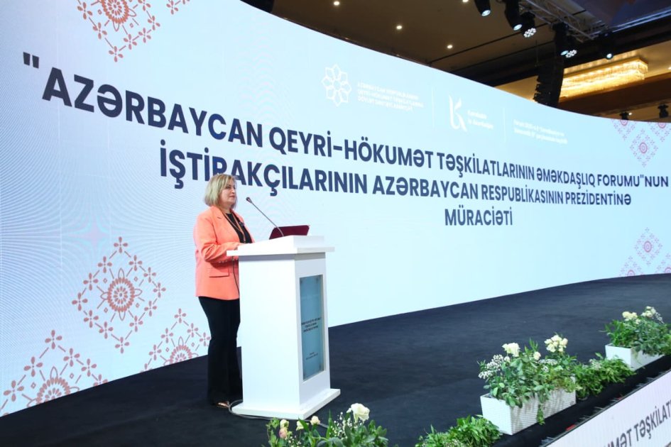 Əməkdaşlıq Forumunun iştirakçıları Prezidentə müraciət ünvanladılar - FOTO - foto 1
