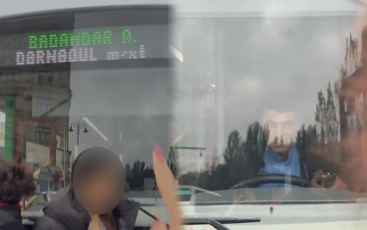 &ldquo;Sürücü dedi ki, düş, avtobusu sürmürəm...&rdquo; - VİDEO
