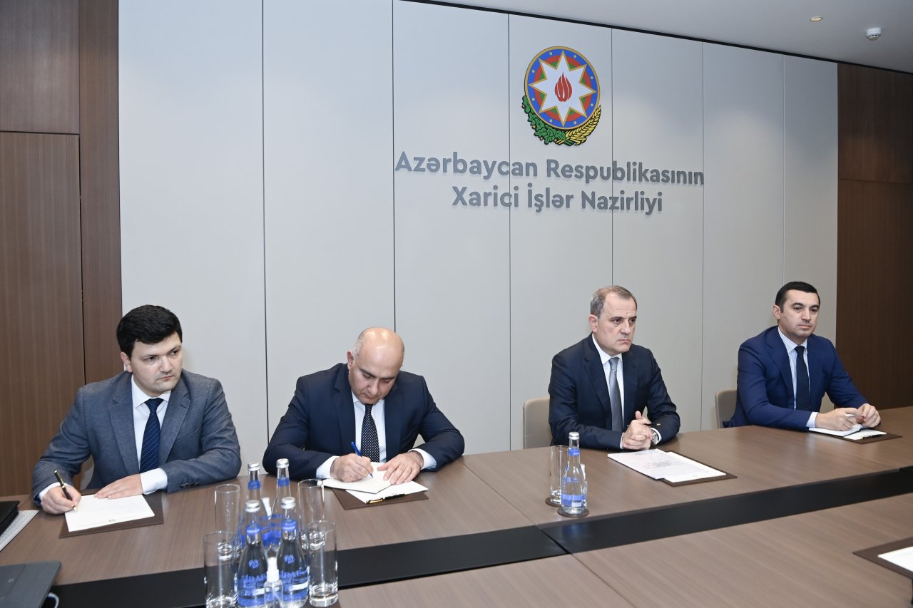 Ceyhun Bayramov TDT baş katibini qəbul etdi – FOTO - foto 2