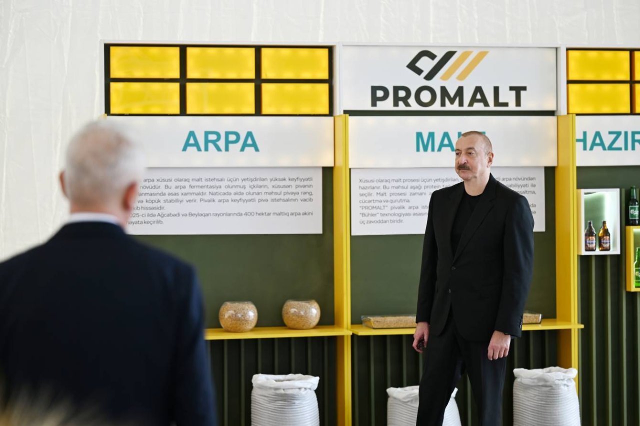 Prezident İmişlidə arpa emalı müəssisəsinin açılışını ETDİ – FOTO/VİDEO - foto 5