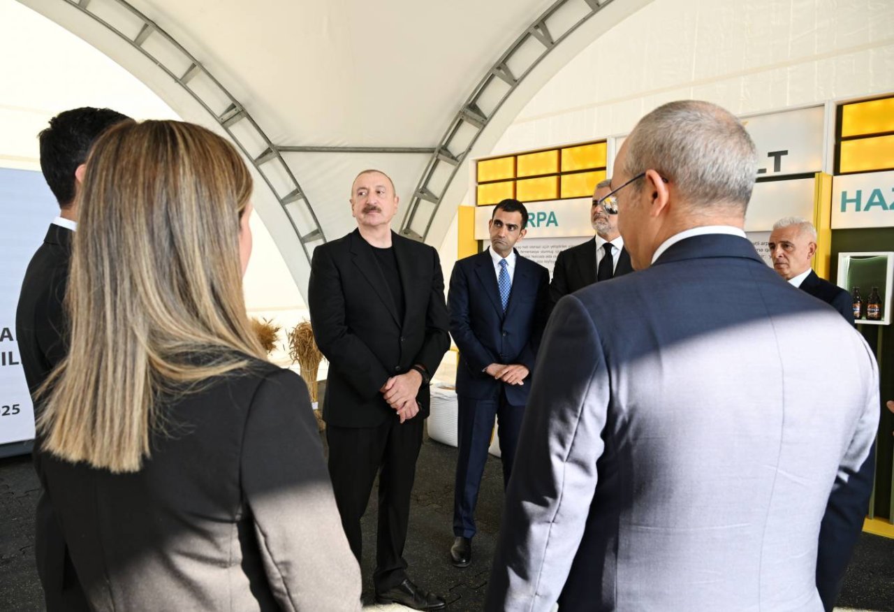 Prezident İmişlidə arpa emalı müəssisəsinin açılışını ETDİ – FOTO/VİDEO - foto 7