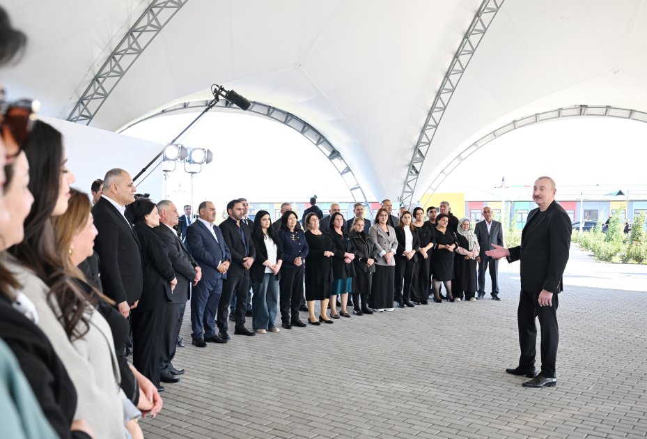 Zəngilanın Məmmədbəyli və Ağalı kəndlərinin sakinlərinə mənzillərin açarları təqdim edildi - FOTO - foto 18