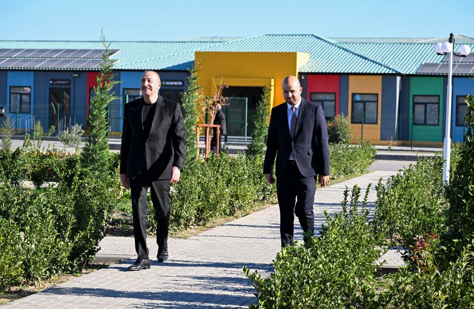 Zəngilanın Məmmədbəyli və Ağalı kəndlərinin sakinlərinə mənzillərin açarları təqdim edildi - FOTO - foto 1