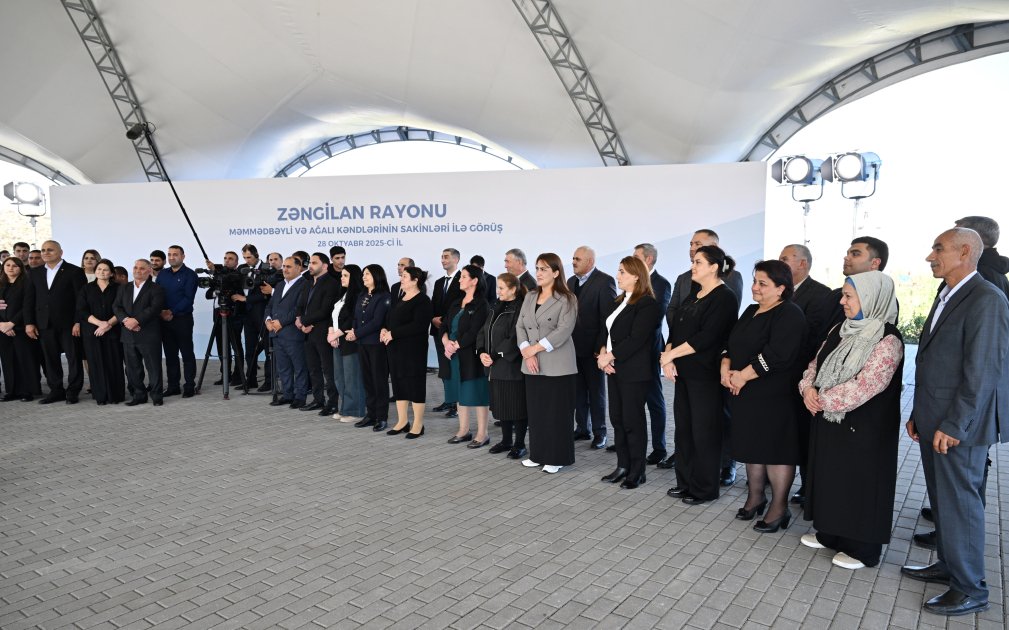 Zəngilanın Məmmədbəyli və Ağalı kəndlərinin sakinlərinə mənzillərin açarları təqdim edildi - FOTO - foto 13