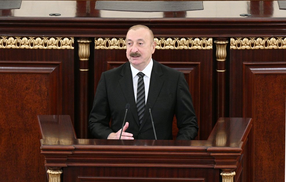 Prezident: "Əminəm ki, Azərbaycan alimləri bundan sonra da ölkəmizin uğurlu inkişafına öz töhfələrini verəcəklər" - VİDEO Prezident: "Əminəm ki, Azərbaycan alimləri bundan sonra da ölkəmizin uğurlu inkişafına öz töhfələrini verəcəklər" - VİDEO