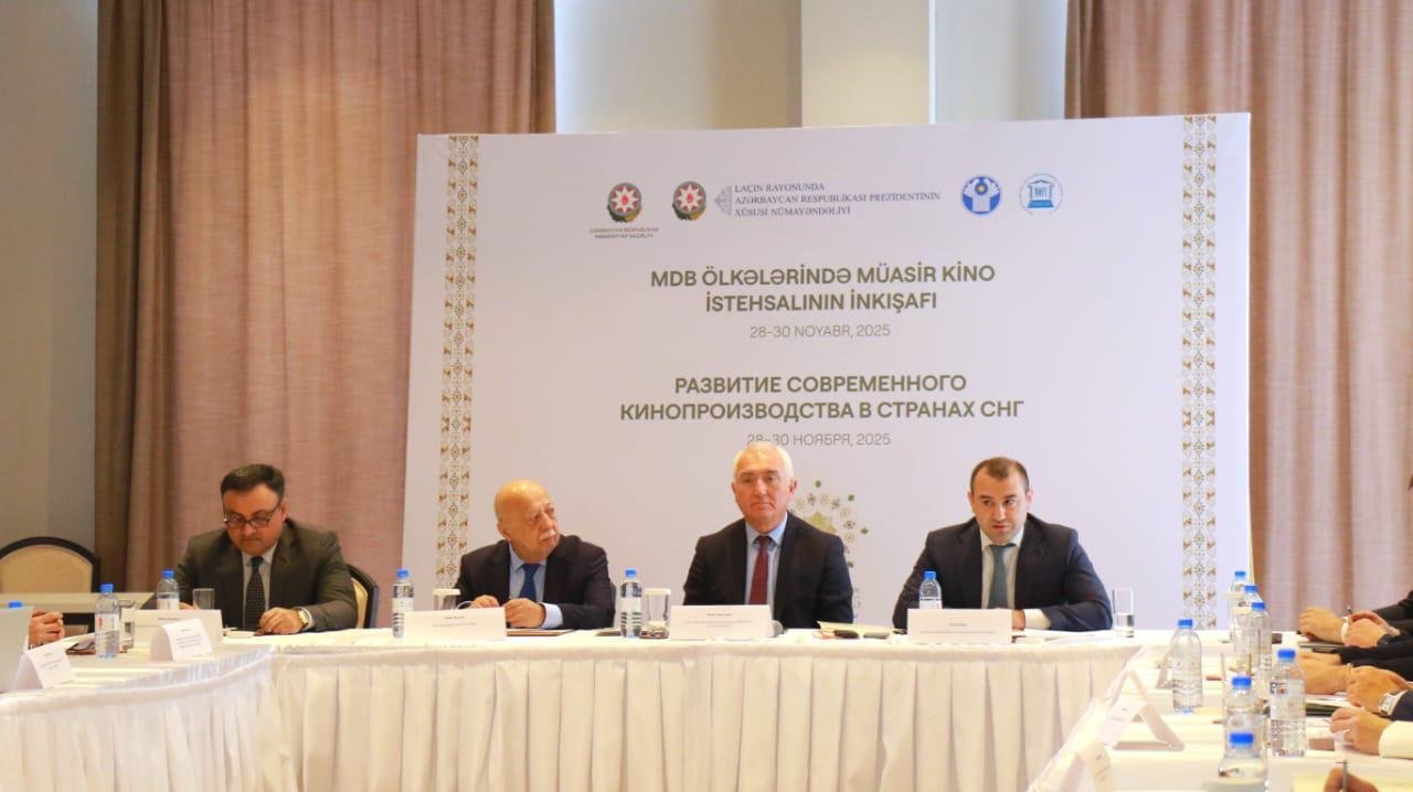 Laçında "MDB ölkələrində müasir kino istehsalının inkişafı" mövzusunda dəyirmi masa keçirildi - FOTO