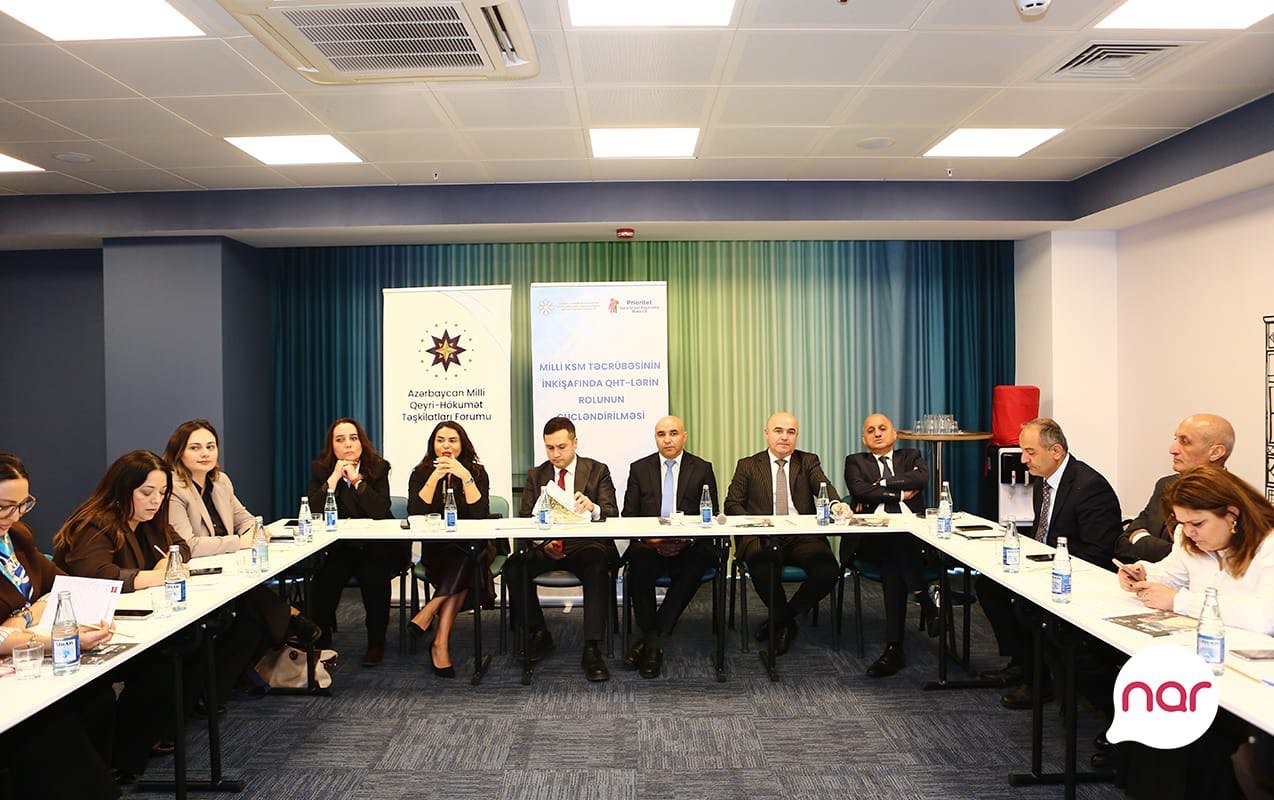 &ldquo;Nar&rdquo; QHT-lərlə KSM sahəsində əməkdaşlığın gücləndirilməsinə dəstək verir - FOTO