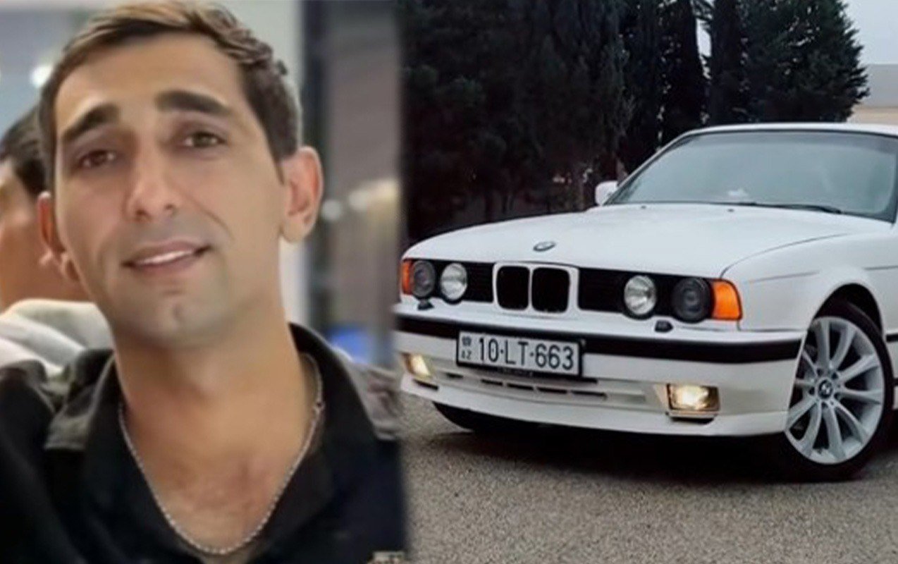 Masazırda yanaraq ölən sürücünün və avtomobilinin GÖRÜNTÜLƏRİ - VİDEO Masazırda yanaraq ölən sürücünün və avtomobilinin GÖRÜNTÜLƏRİ - VİDEO