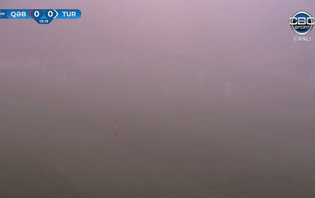 “Qəbələ” – “Turan Tovuz” matçı yarımçıq dayandırıldı - Dumana görə - VİDEO “Qəbələ” – “Turan Tovuz” matçı yarımçıq dayandırıldı - Dumana görə - VİDEO