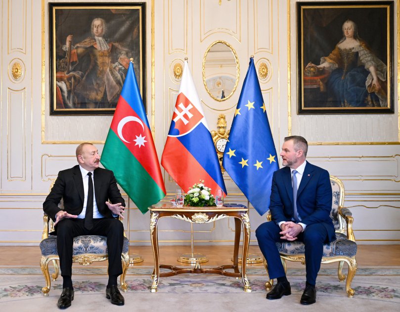 İlham Əliyevin Slovakiya Prezidenti ilə təkbətək görüşü olub - FOTO/VİDEO İlham Əliyevin Slovakiya Prezidenti ilə təkbətək görüşü olub - FOTO/VİDEO