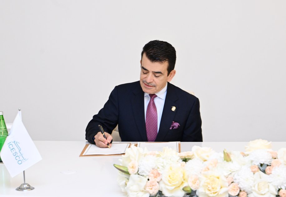 Heydər Əliyev Fondu ilə ICESCO arasında saziş İMZALANDI - FOTO - foto 7