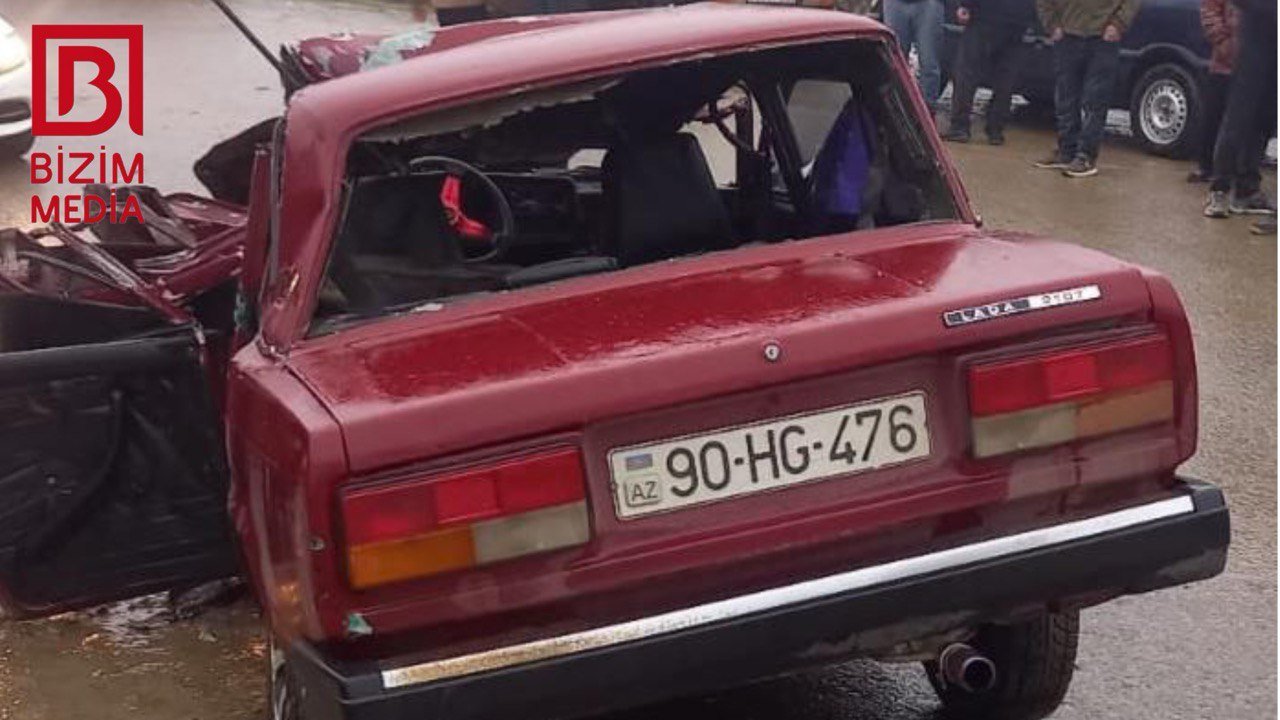 Qusarda AĞIR QƏZA: 4 yaralı var - FOTO