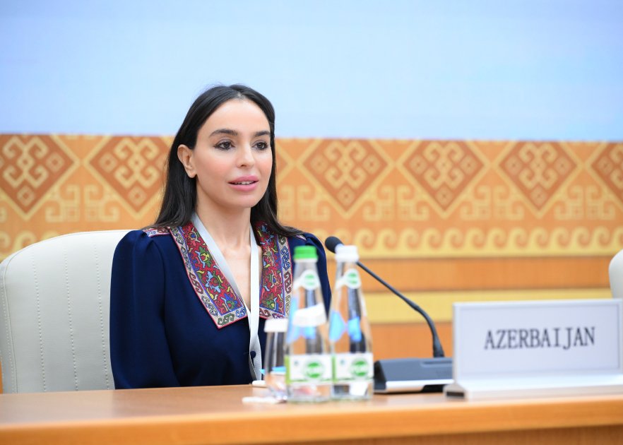 Leyla Əliyeva Türkmənistanda beynəlxalq konfransda iştirak etdi - FOTO - foto 12