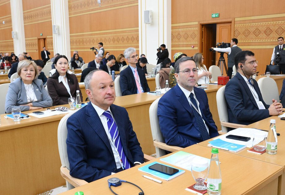Leyla Əliyeva Türkmənistanda beynəlxalq konfransda iştirak etdi - FOTO - foto 21