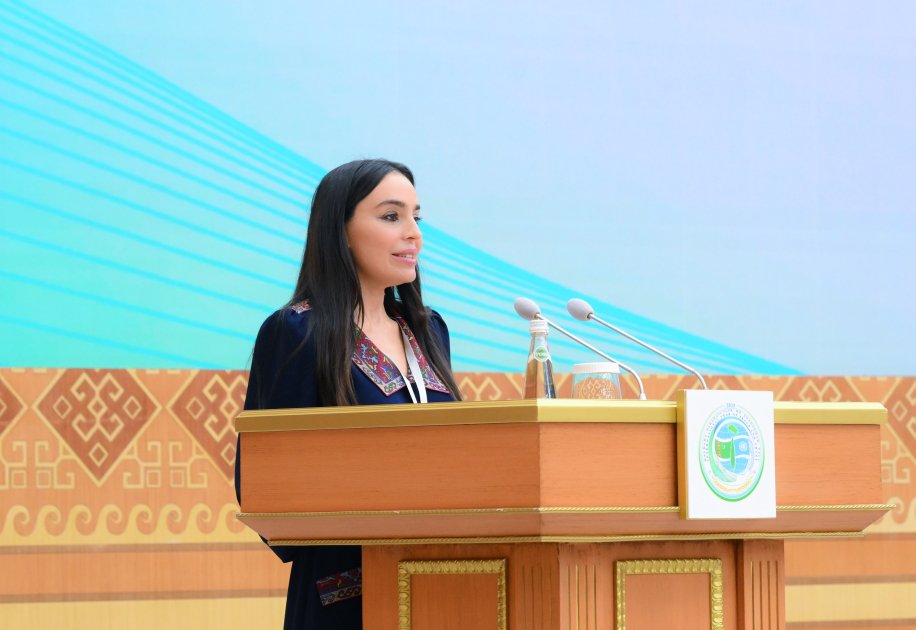 Leyla Əliyeva Türkmənistanda beynəlxalq konfransda iştirak etdi - FOTO - foto 16