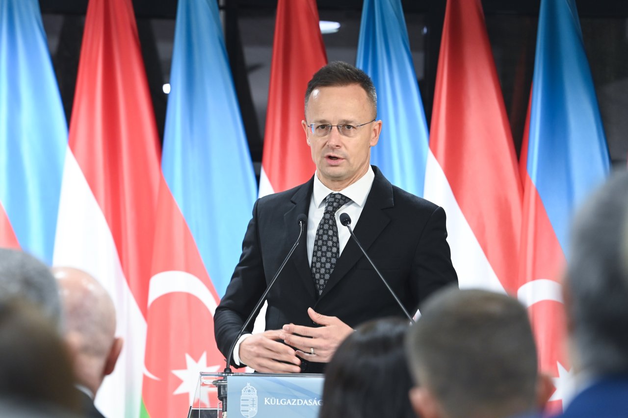 Azərbaycan və Macarıstanın xarici işlər nazirləri mətbuata birgə bəyanatla ÇIXIŞ ETDİLƏR - FOTO - foto 2