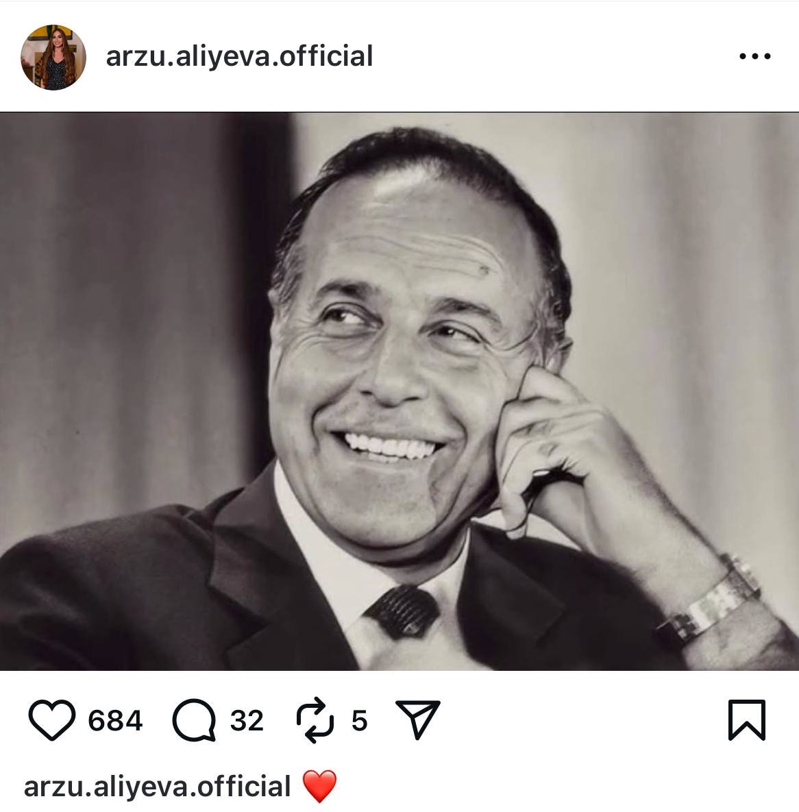 Arzu Əliyevadan Heydər Əliyevin anım günü ilə bağlı paylaşım – FOTO - foto 1