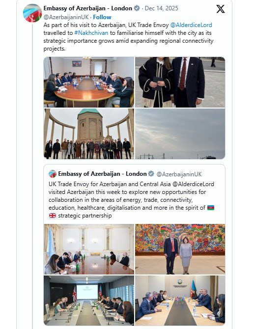 Britaniyanın Azərbaycan üzrə ticarət elçisi Naxçıvana getdi - FOTO - foto 5