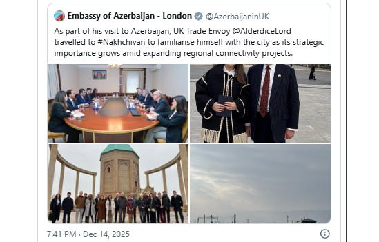 Britaniyanın Azərbaycan üzrə ticarət elçisi Naxçıvana getdi - FOTO - foto 2