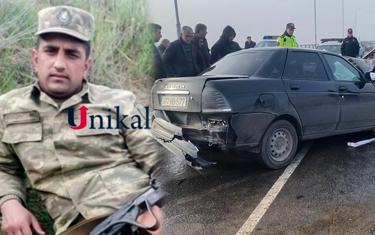 Mais Bərxudarovun sürücüsü olmuş hərbçi qəzada həlak oldu &ndash; VİDEO