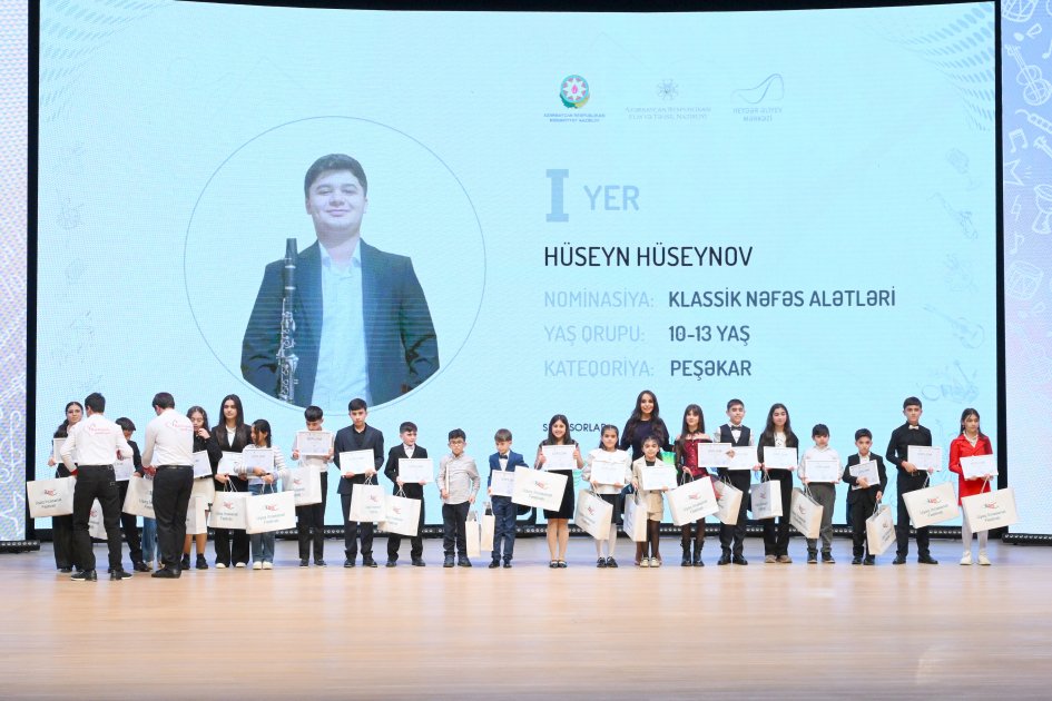 Leyla Əliyeva və Alena Əliyeva Uşaq İncəsənət Festivalının mükafatlandırma mərasimində - FOTO - foto 5