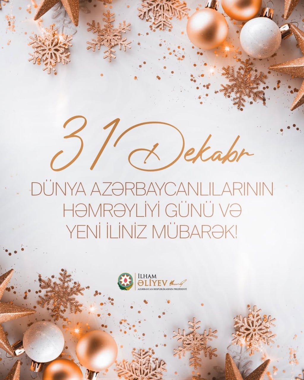 Prezidentdən bayram PAYLAŞIMI - FOTO - foto 1