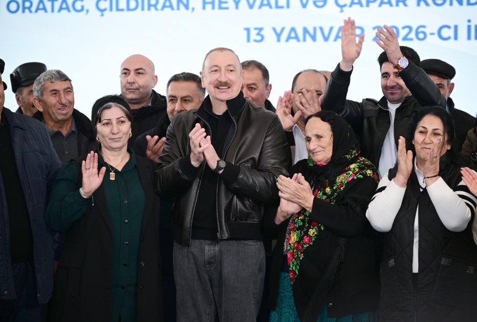 Prezident Ağdərədə sakinlərlə görüşdü – FOTO/VİDEO - foto 9