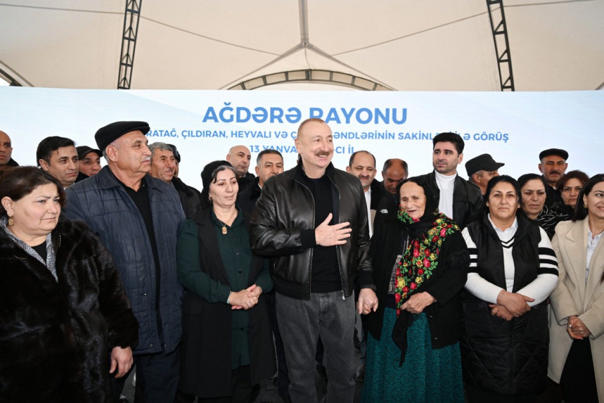 Prezident Ağdərə sakinləri ilə görüşü ilə bağlı paylaşım etdi – VİDEO Prezident Ağdərə sakinləri ilə görüşü ilə bağlı paylaşım etdi – VİDEO