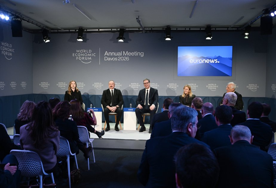 İlham Əliyev Davosda panel iclasında İŞTİRAK EDİB - FOTO - foto 2