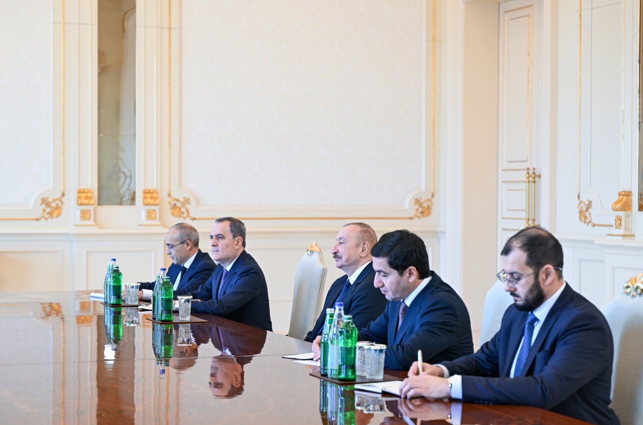 İsrailin xarici işlər naziri İlham Əliyevin QƏBULUNDA - FOTO/VİDEO - foto 2