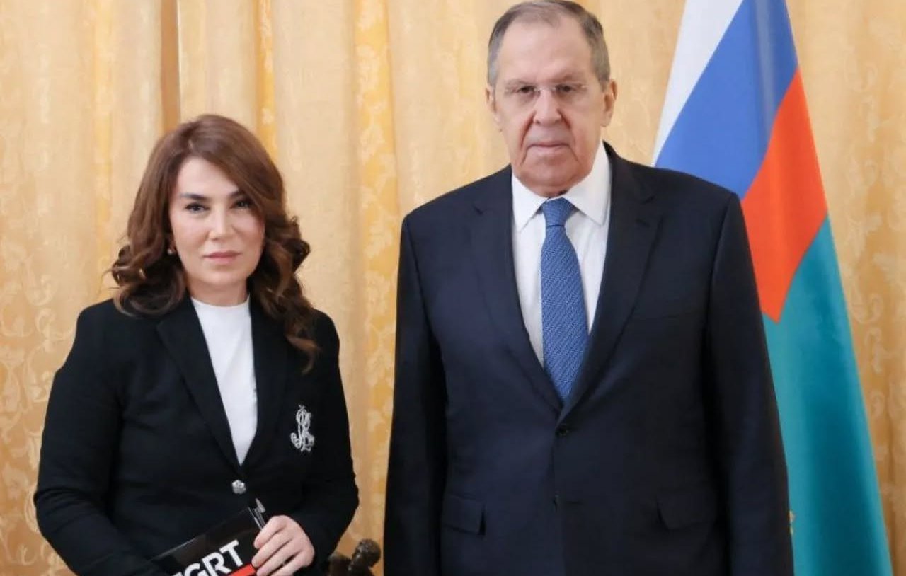 Lavrov azərbaycanlı jurnalistə müsahibə verdi - VİDEO