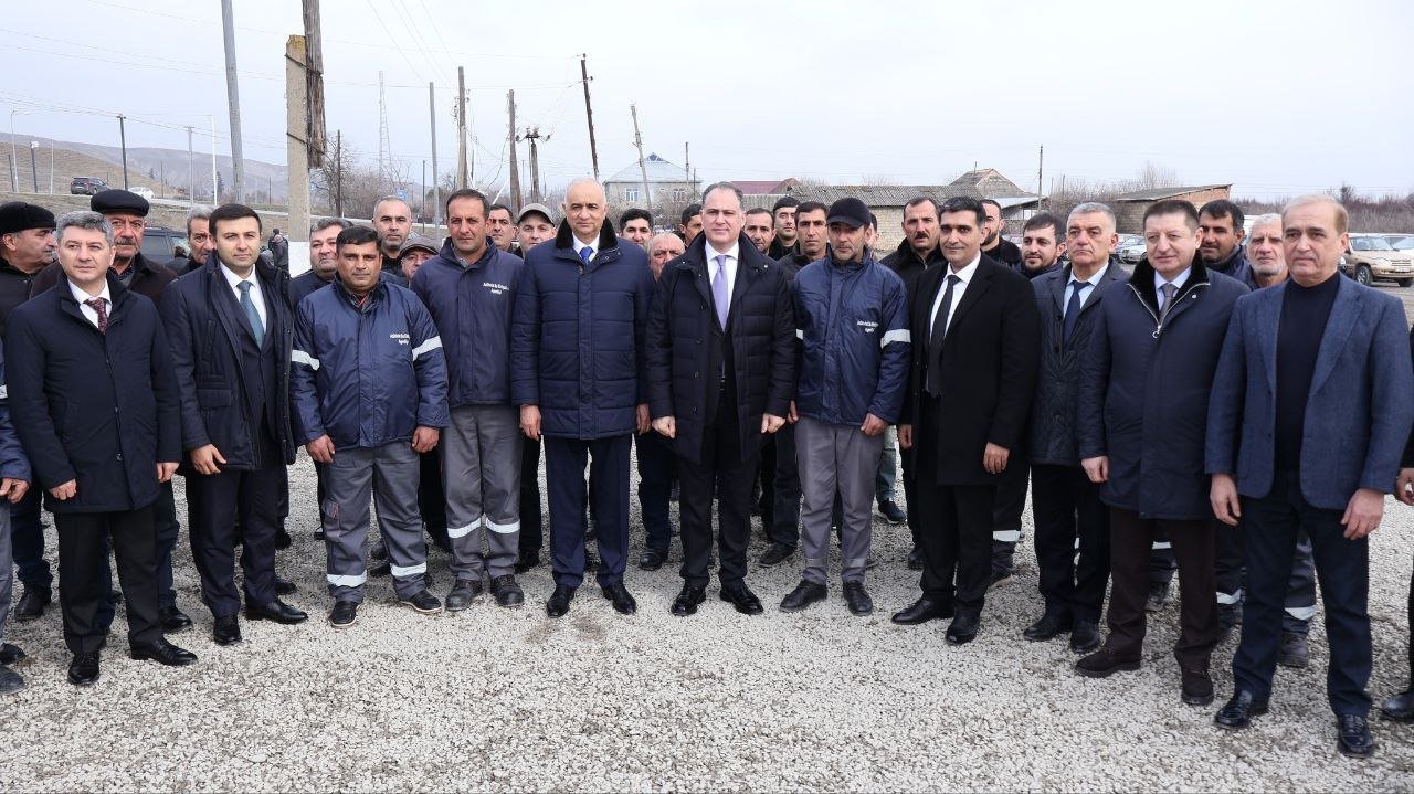 Göyçayda içməli su təchizatı şəbəkəsi İSTİFADƏYƏ VERİLDİ - FOTO - foto 1