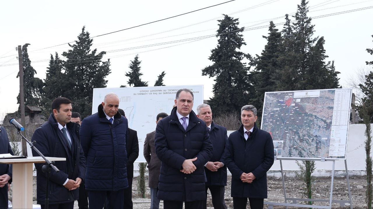 Göyçayda içməli su təchizatı şəbəkəsi İSTİFADƏYƏ VERİLDİ - FOTO - foto 10