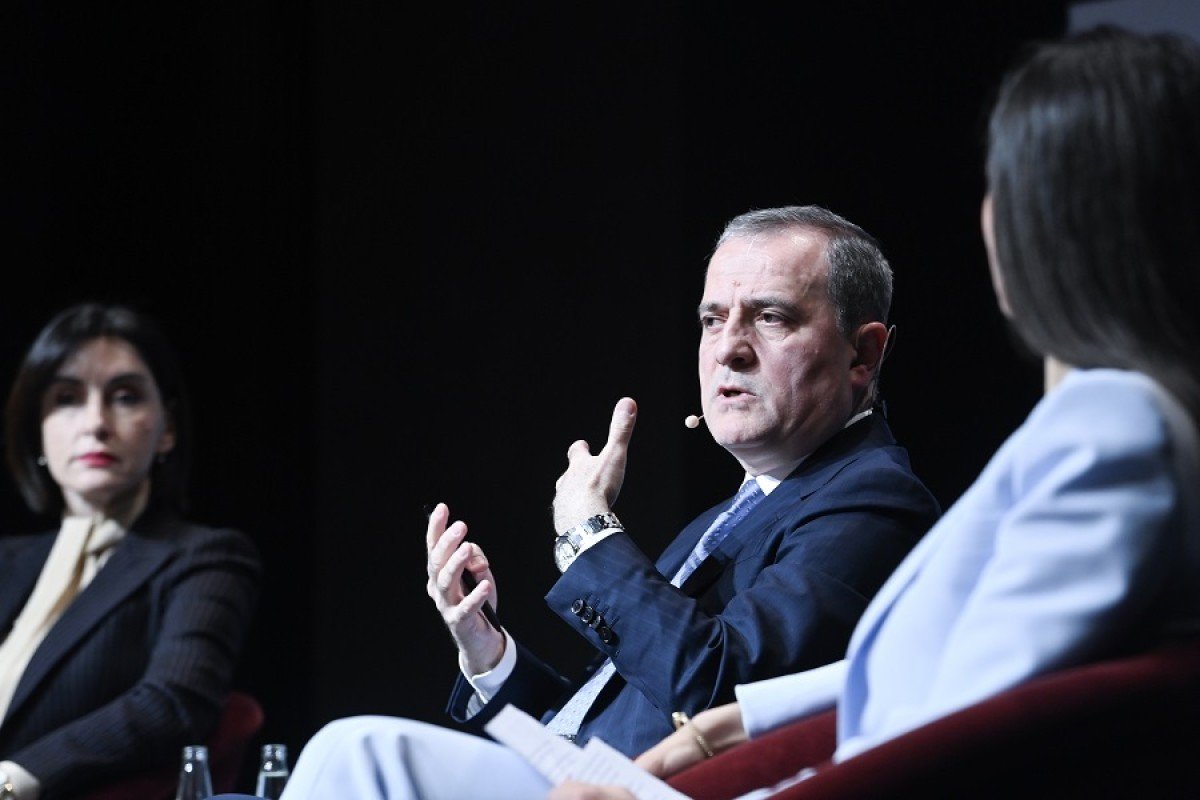 Ceyhun Bayramov Münxendə panel müzakirələrində ÇIXIŞ EDİB - FOTO - foto 1