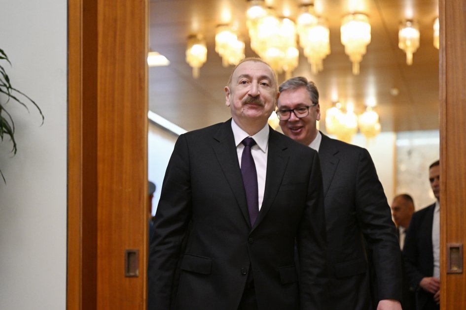 Belqradda Azərbaycan və Serbiya arasında Strateji Tərəfdaşlıq Şurasının 1-ci iclası keçirildi - FOTO/VİDEO